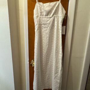 White Strapless Dress